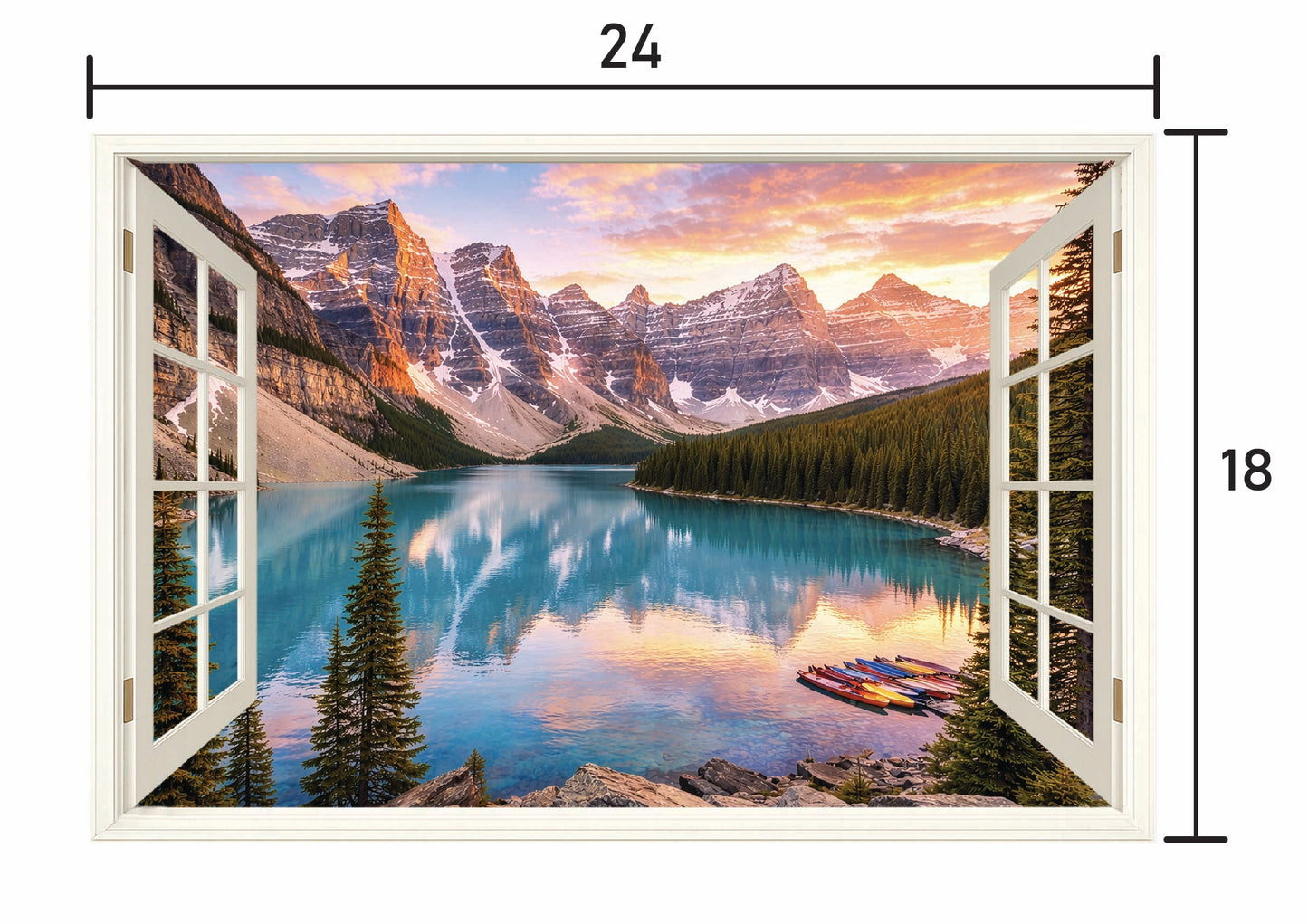Moraine Lake Firefly- Open Hinged
