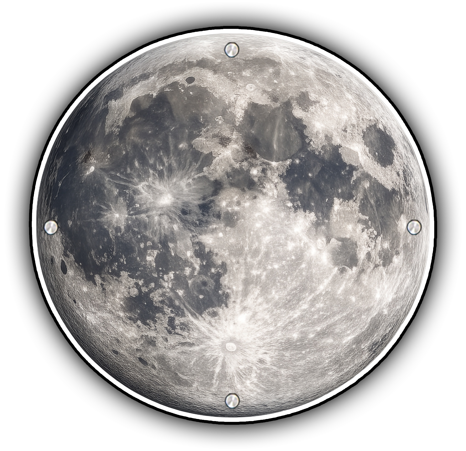 Moon Sculpture – Acrylic Wall Art