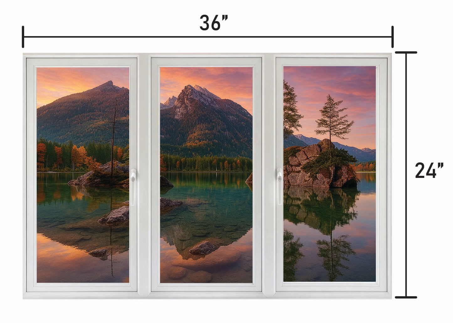 Clear water - Three Panel