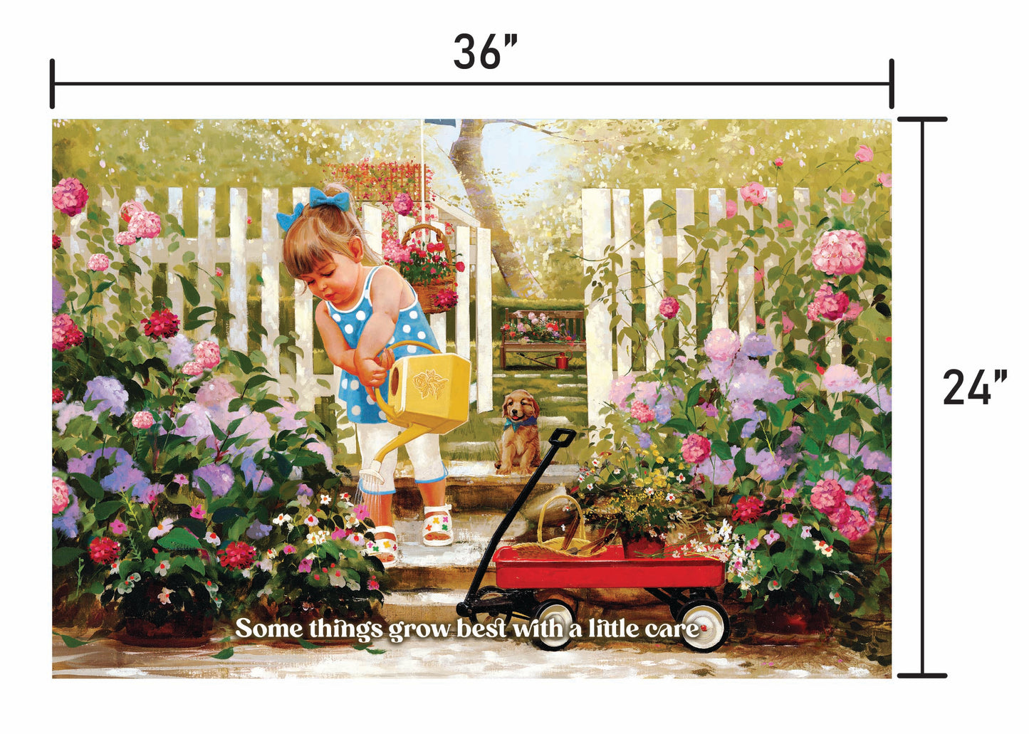 Little Nantucket Gardener w/ Quote