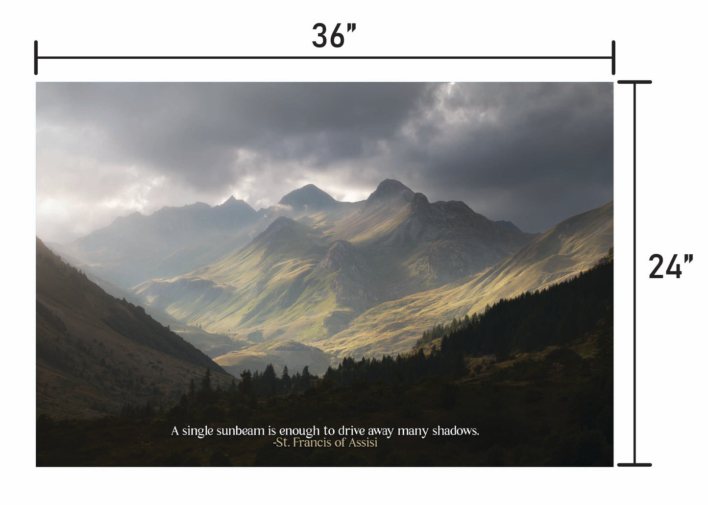 As Light Lingers w/ Quote