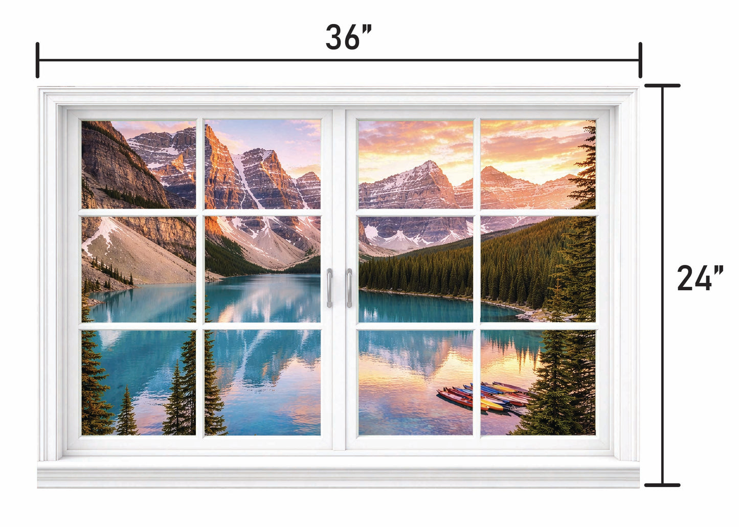 Moraine Lake Firefly- Panel Window