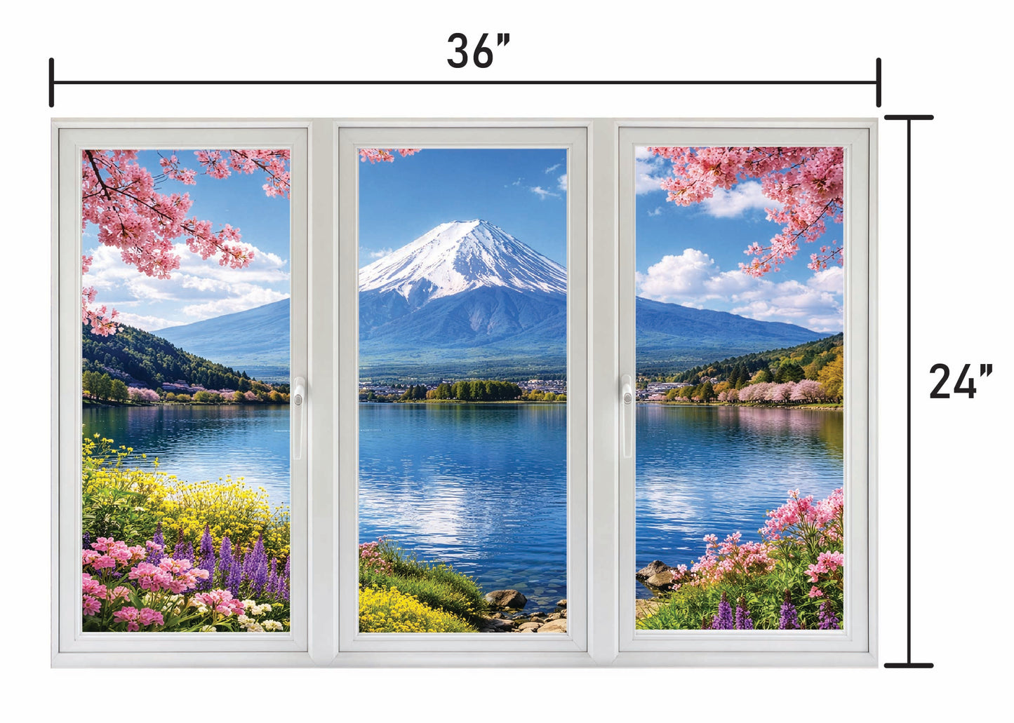 Mont Fuji - Three Panel