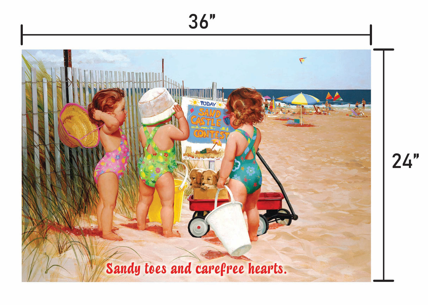 2 Beach Babies w/Quote