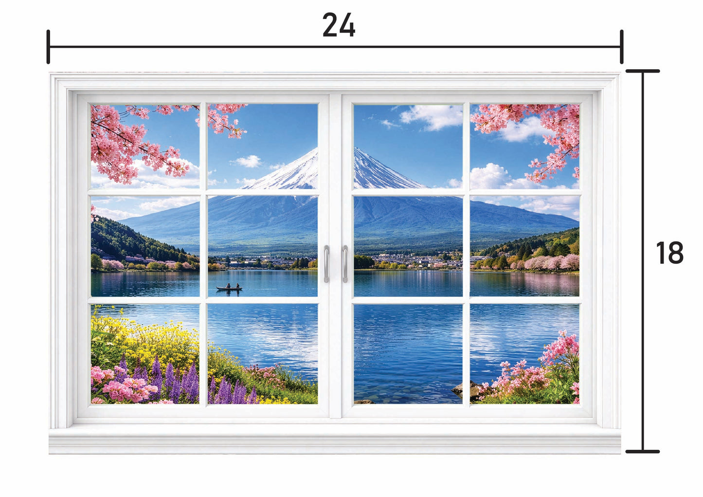 Mont Fuji- Panel Window