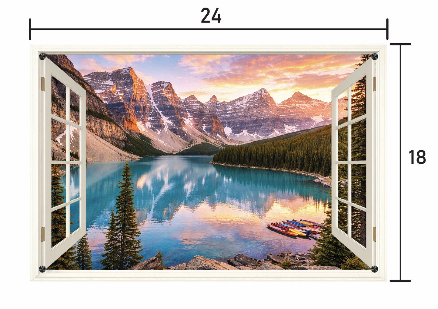 Moraine Lake Firefly- Open Hinged