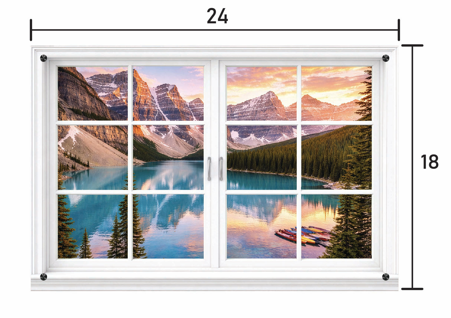 Moraine Lake Firefly- Panel Window