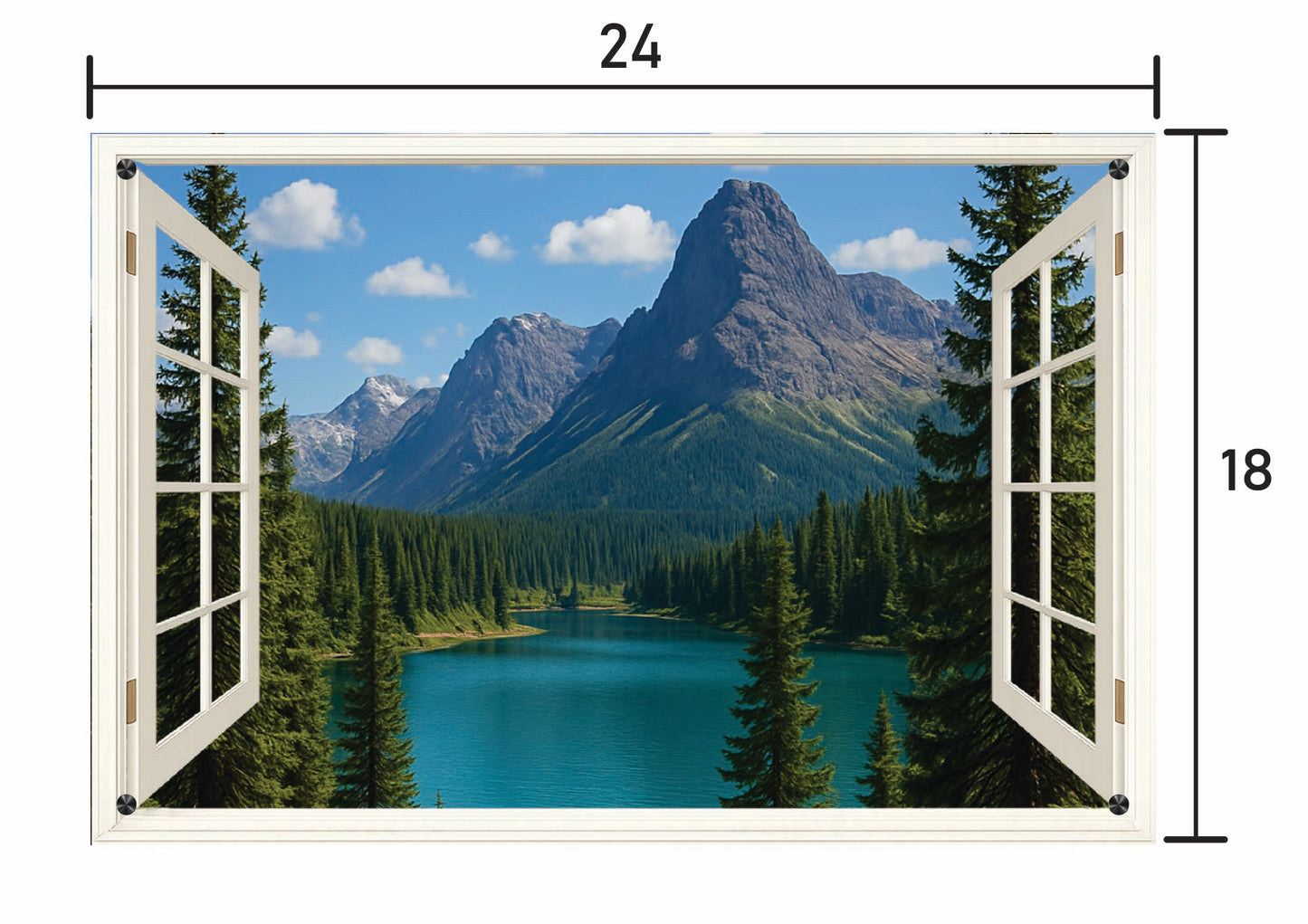 Cold one Window - Open Hinged