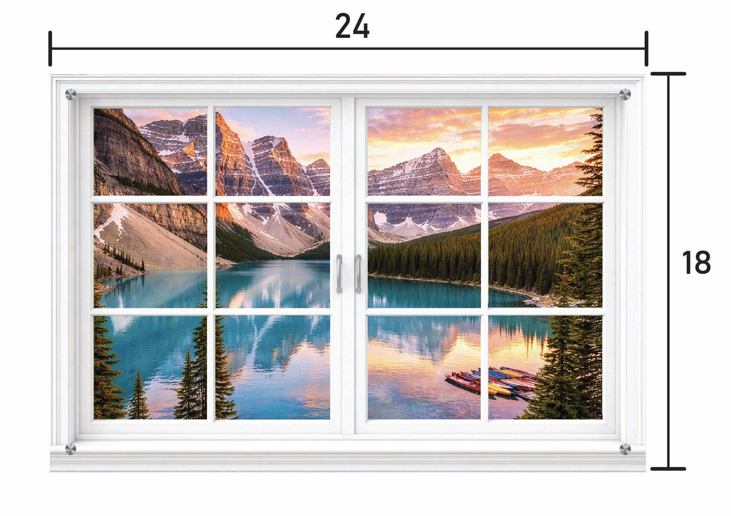 Moraine Lake Firefly- Panel Window