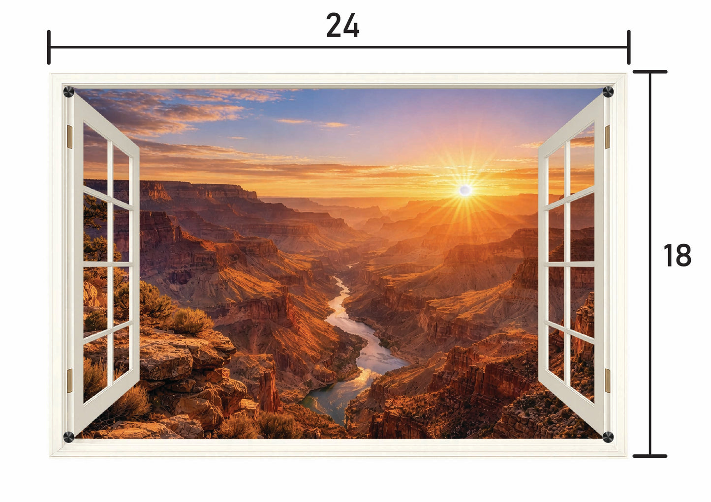 Gran Canyon Morning- Open Hinged