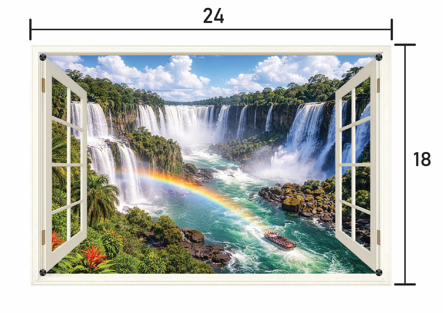 Iguazu Falls Firefly- Open Hinged