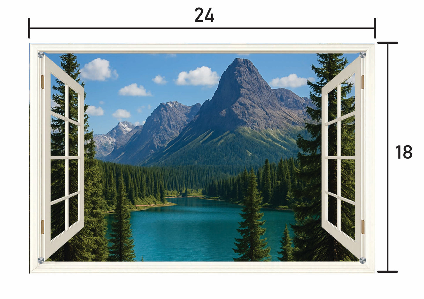 Cold one Window - Open Hinged