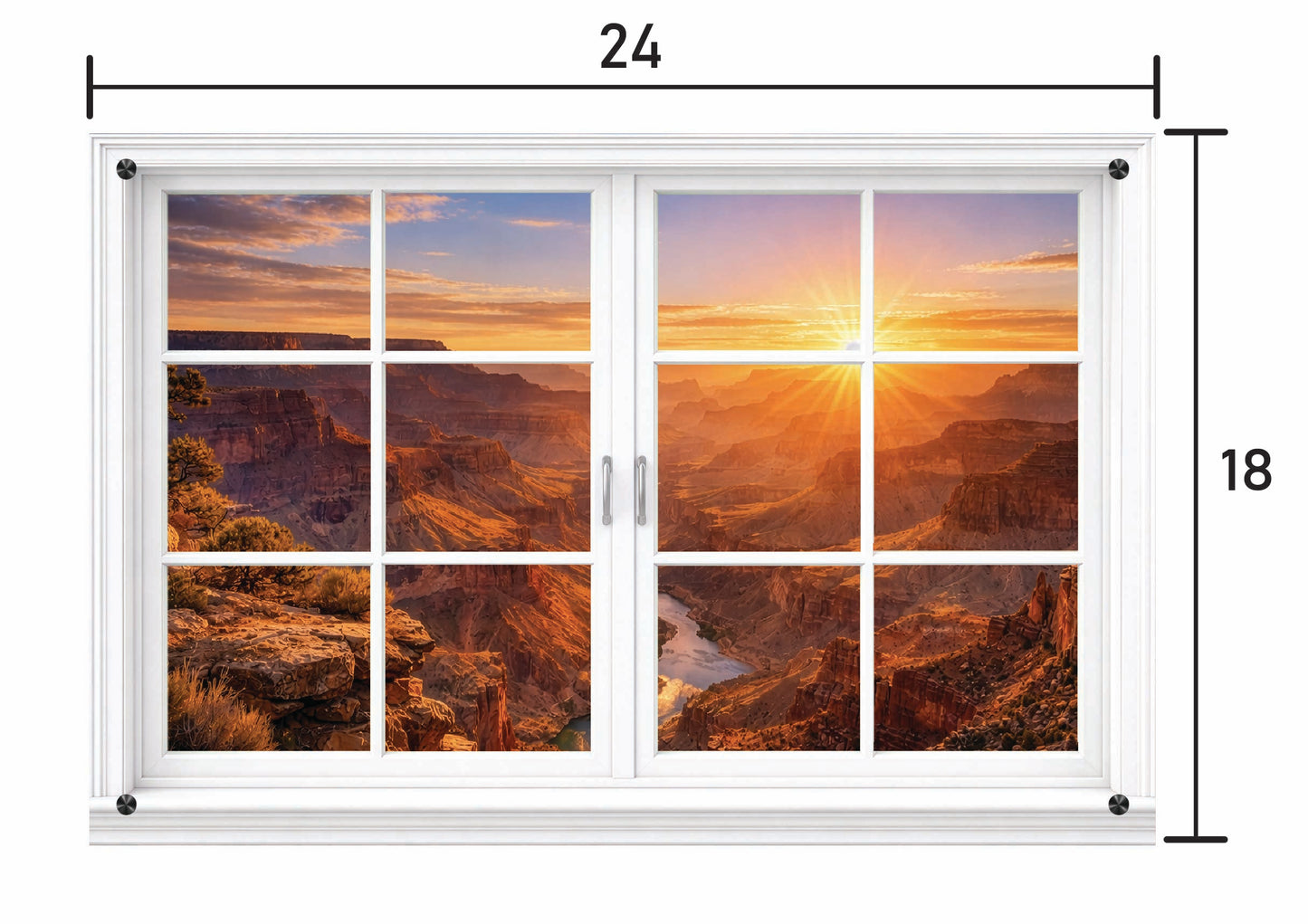 Gran Canyon Morning- Panel Window