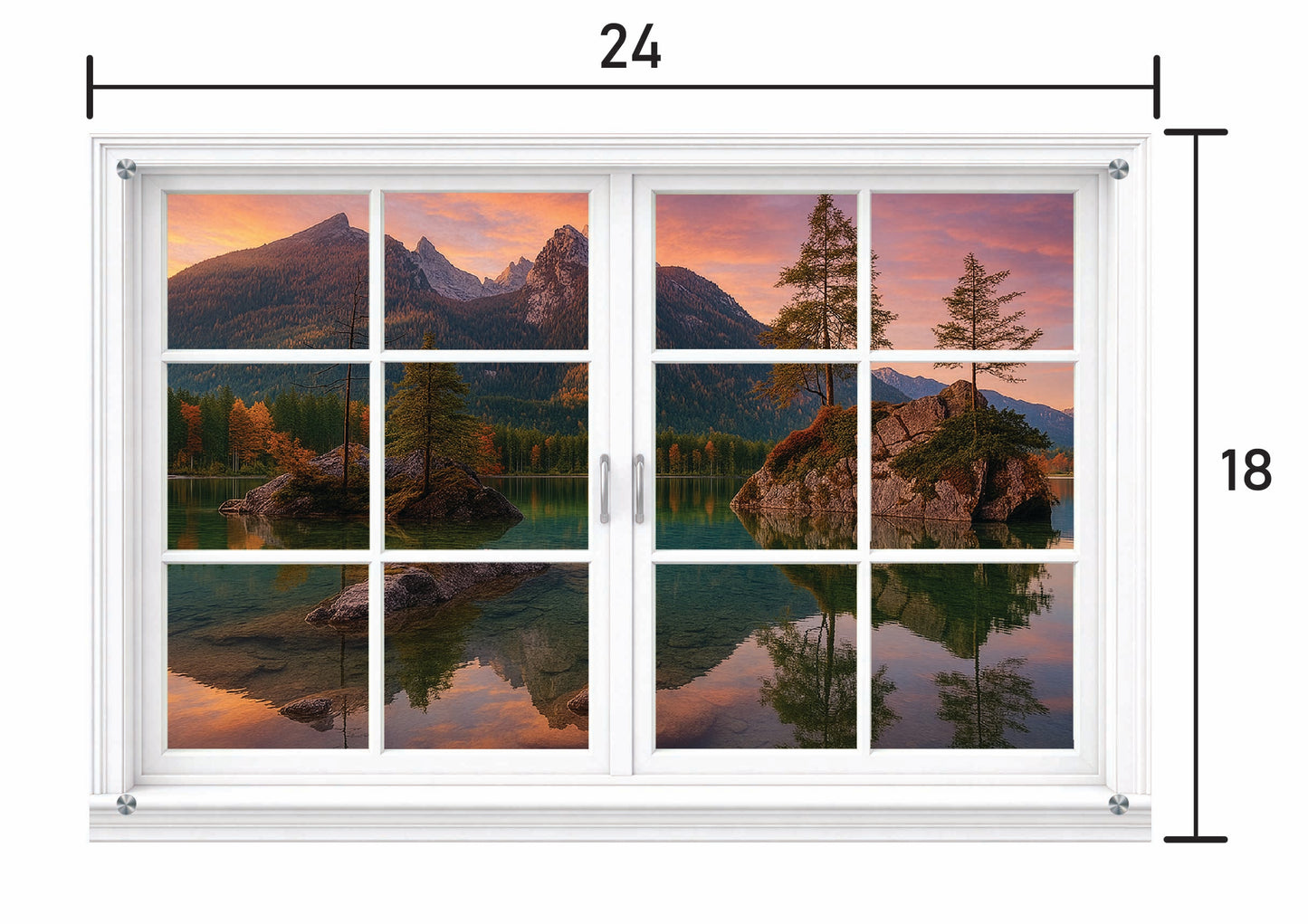Clear Water Window- Panel Window