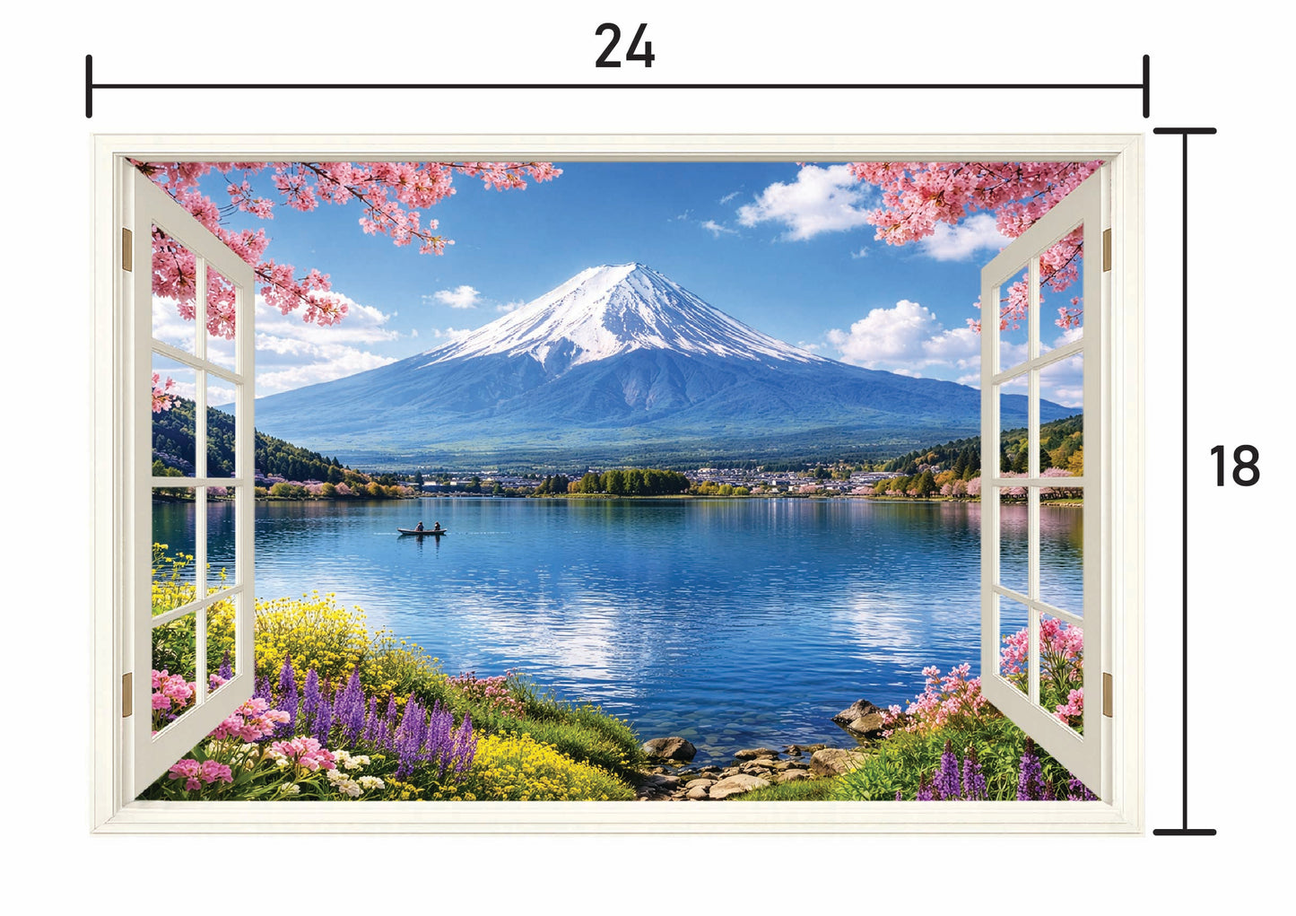 Mont Fuji - Open Hinged