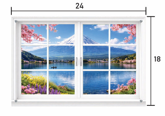 Mont Fuji- Panel Window