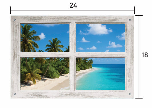 Caribean Window-Four Panel Window
