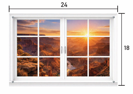 Gran Canyon Morning- Panel Window