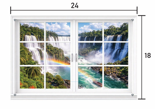 Iguazu Falls Firefly- Panel Window
