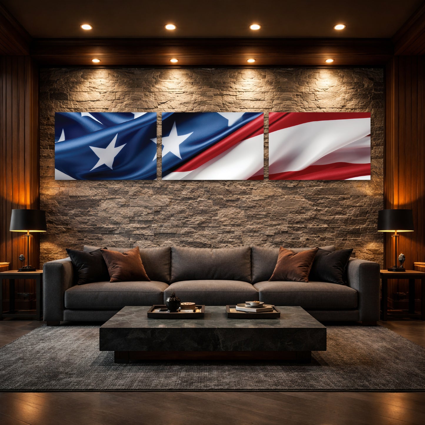 Flag Tile Horizontal