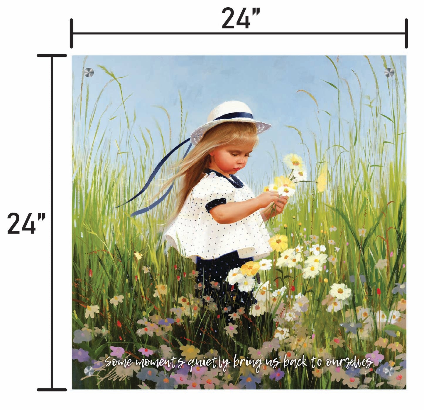 Daisy Days  w/ Quote