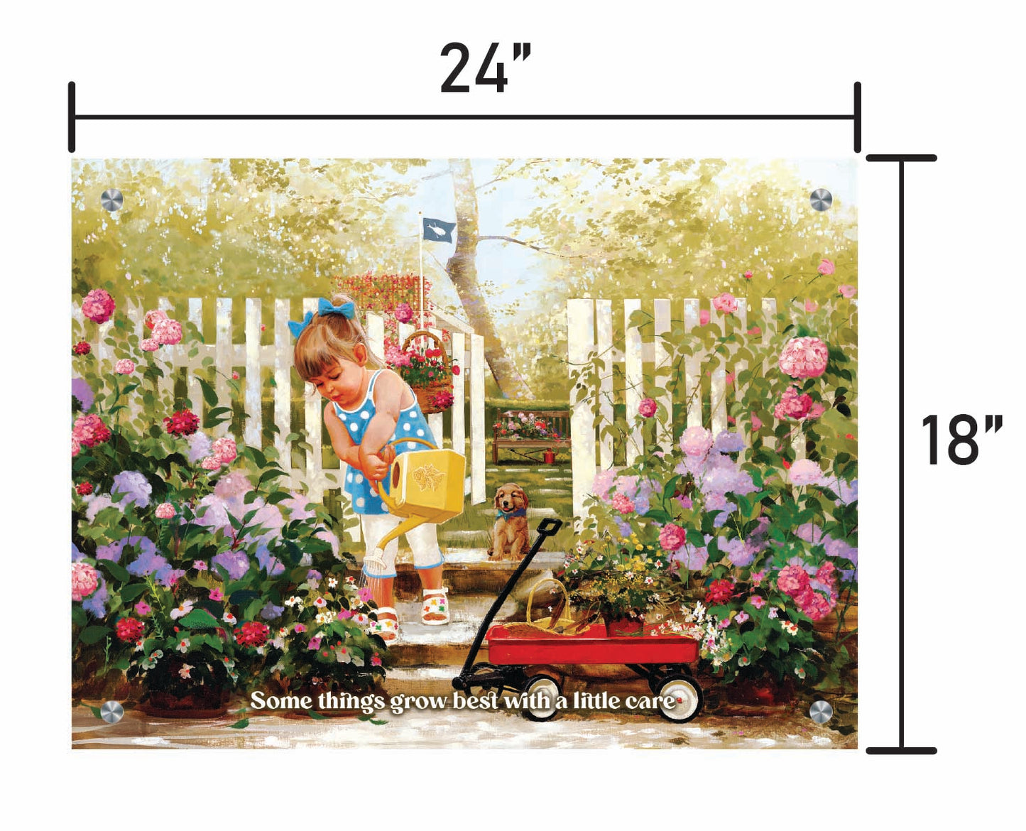 Little Nantucket Gardener w/ Quote