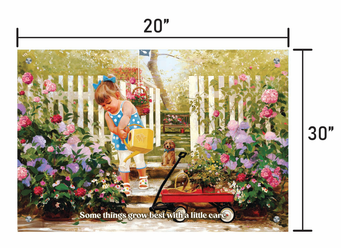 Little Nantucket Gardener w/ Quote