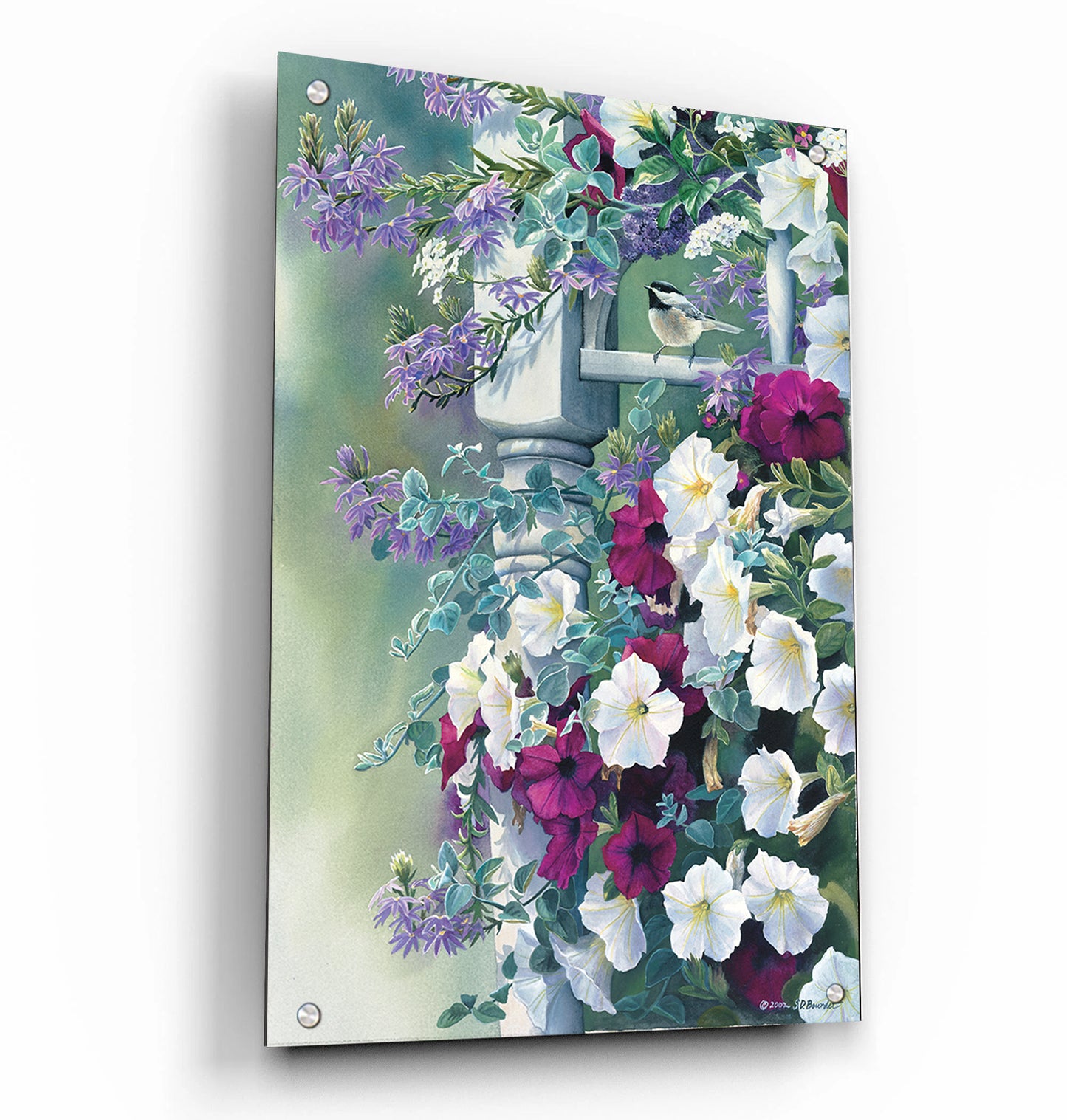 Vintage Garden-Chickadee