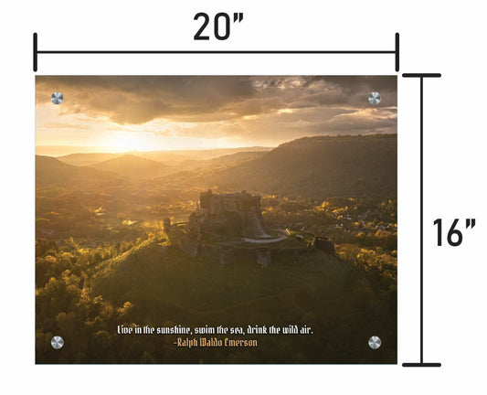 Beneath a Golden Sky  w/ Quote