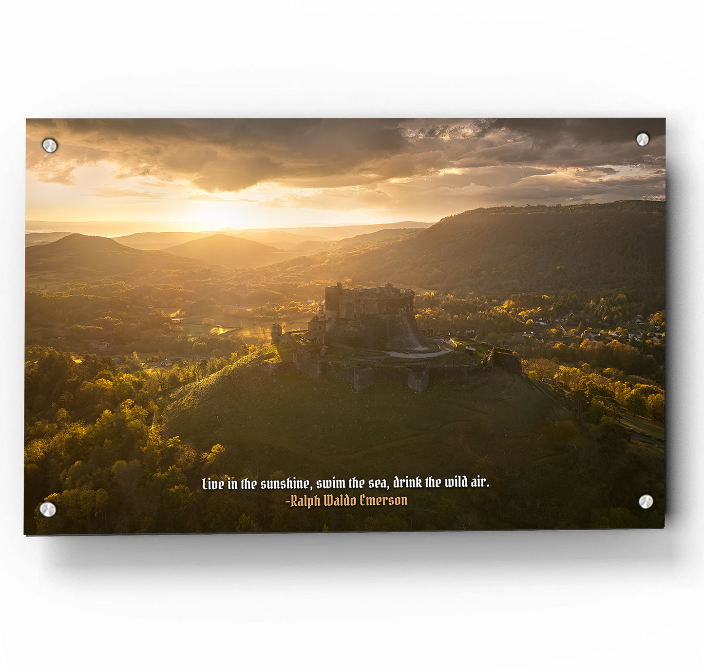 Beneath a Golden Sky  w/ Quote