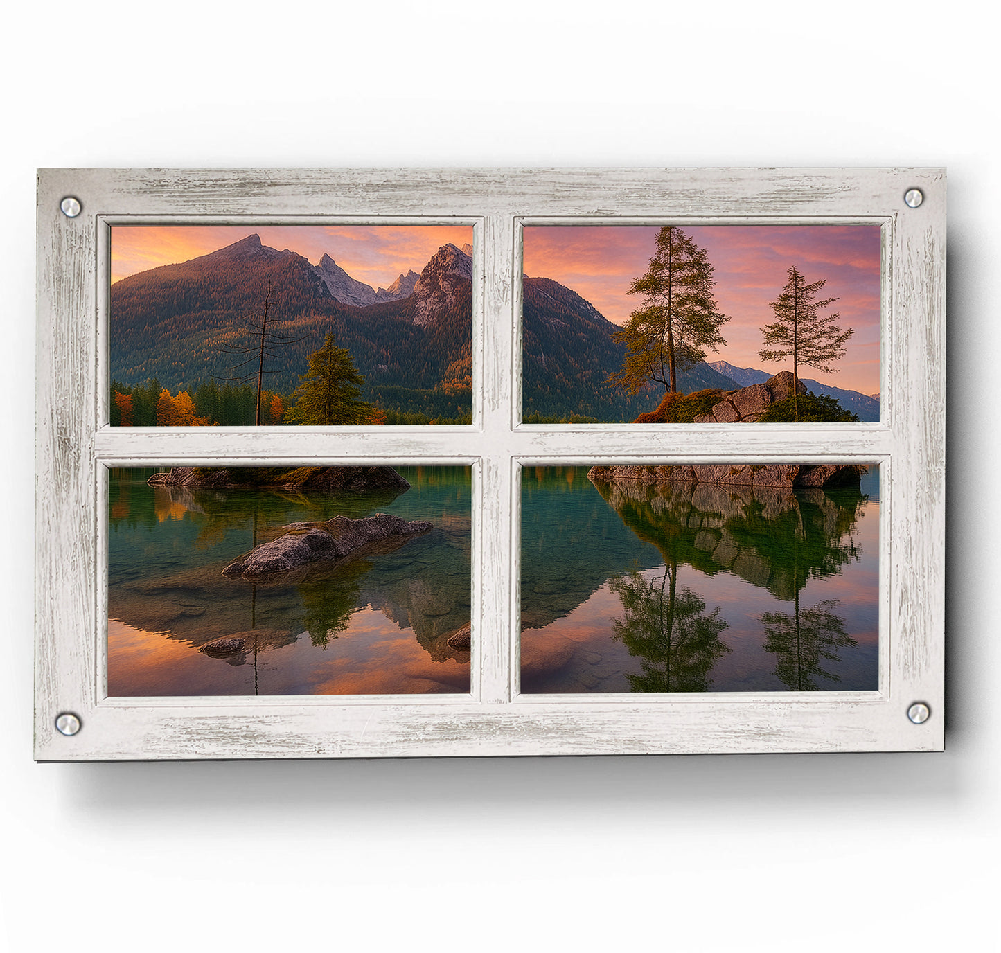 Clear Water Window- Four Panel Window
