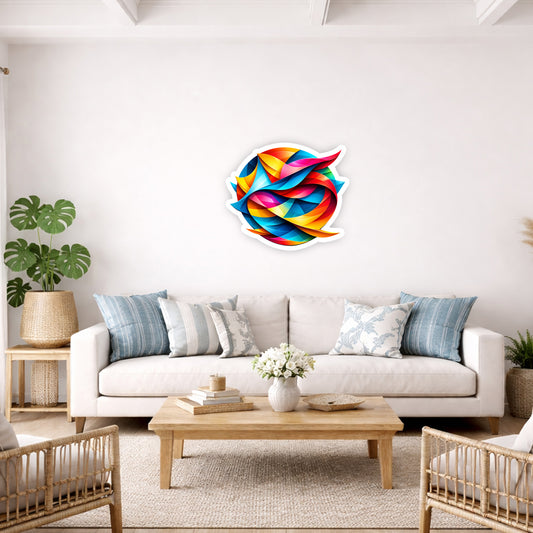 Colorful Circle Sculpture