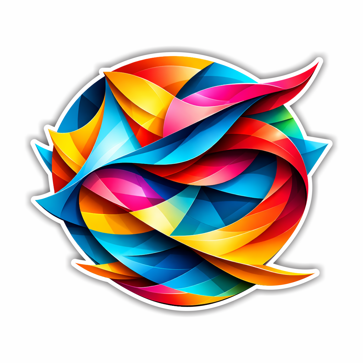 Colorful Circle Sculpture