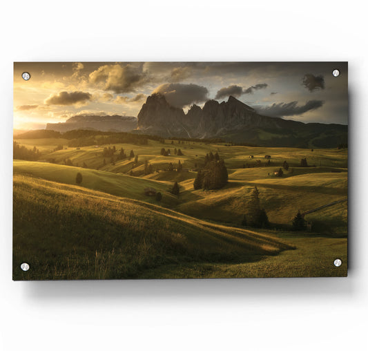 Evening over Sassolungo