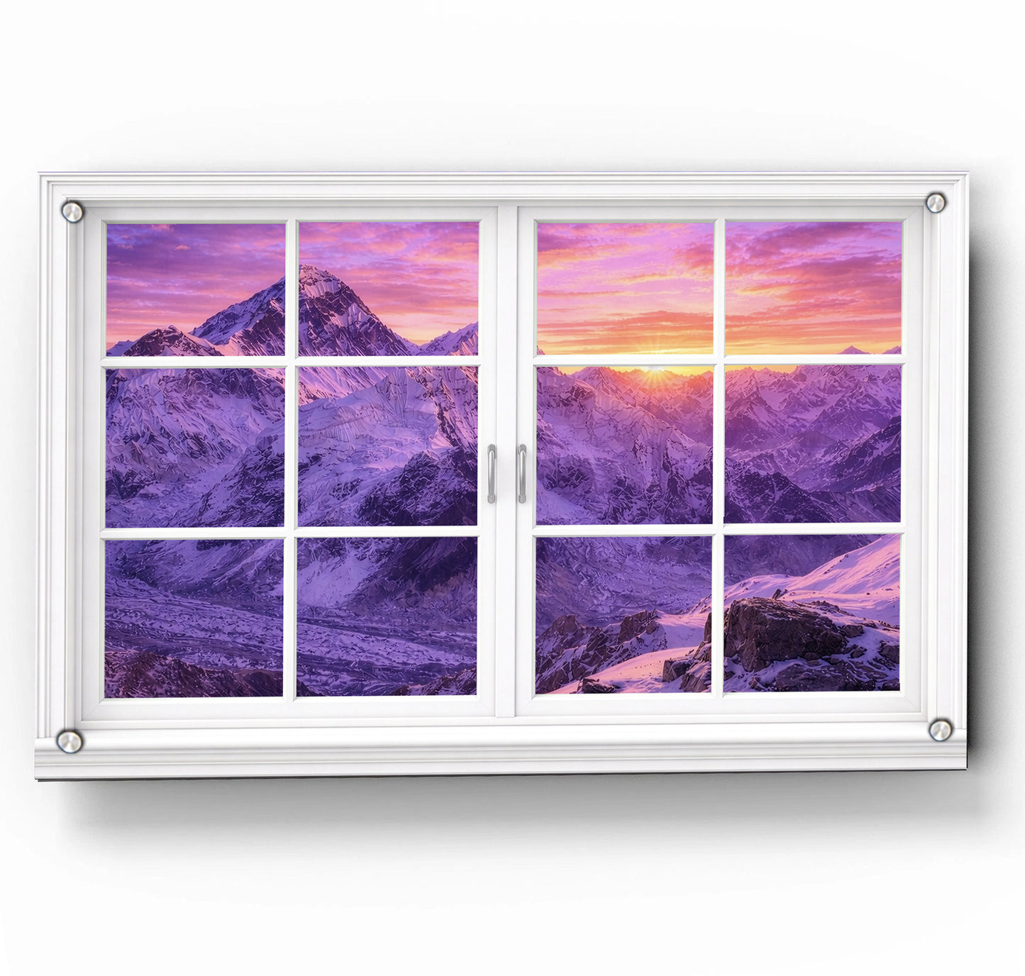 Everest Sunset- Panel Window
