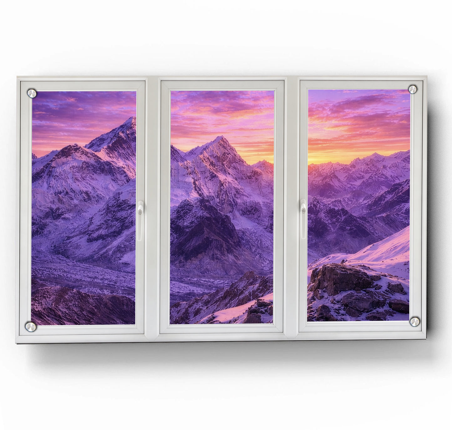 Everest Sunset - Three Panel