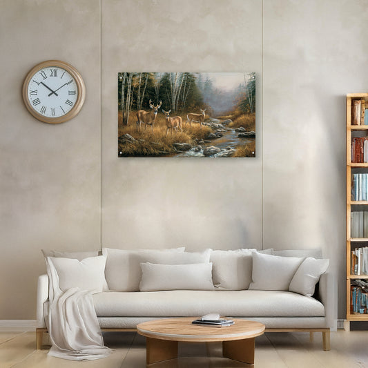 October Mist-Whitetail Deer