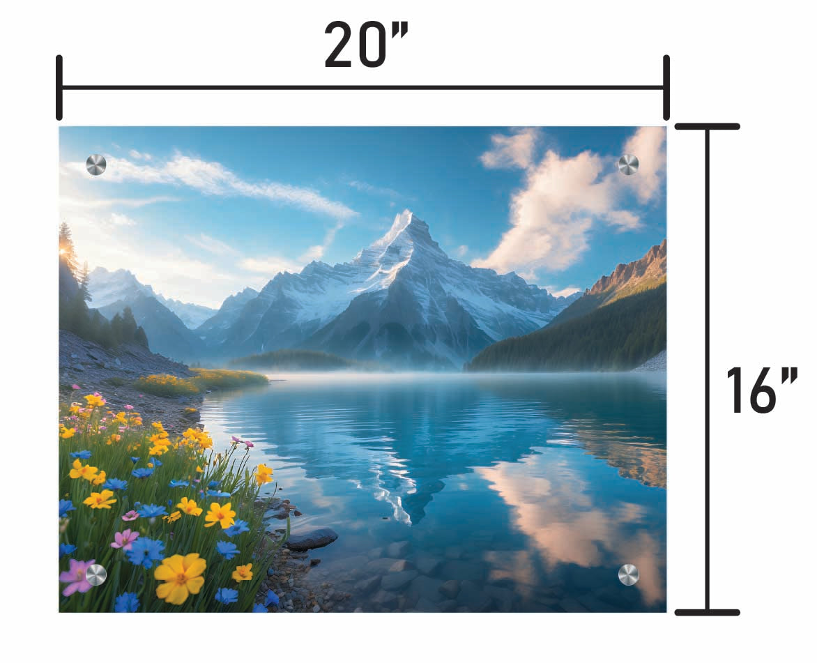 Wildflowers and Mountains