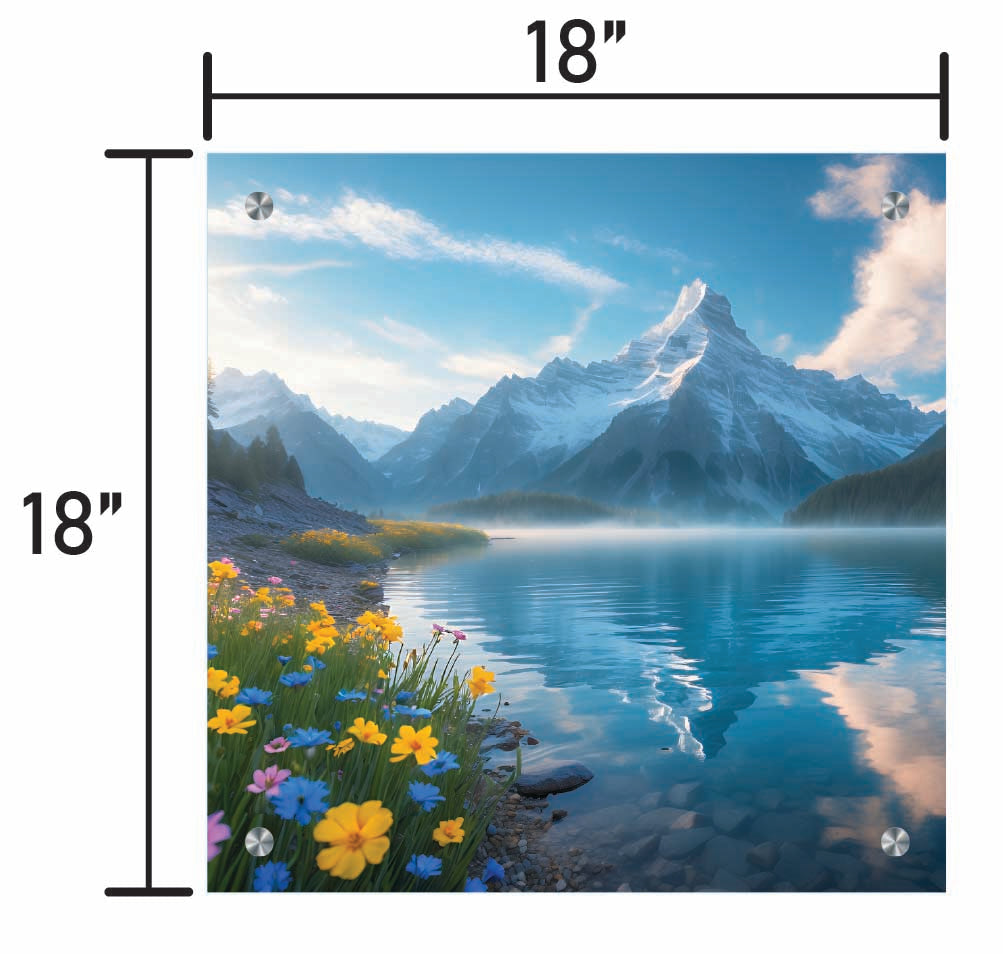 Wildflowers and Mountains