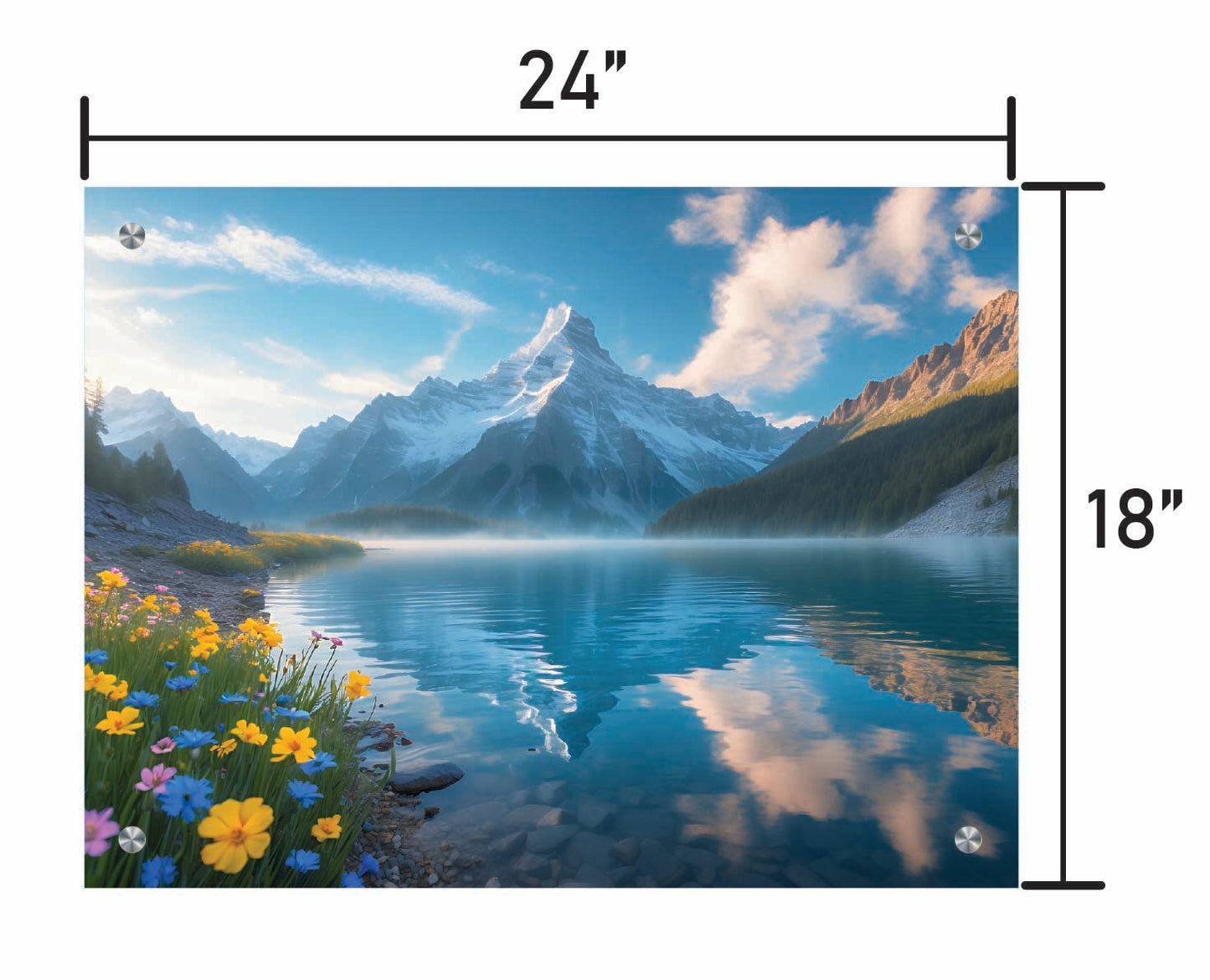 Wildflowers and Mountains