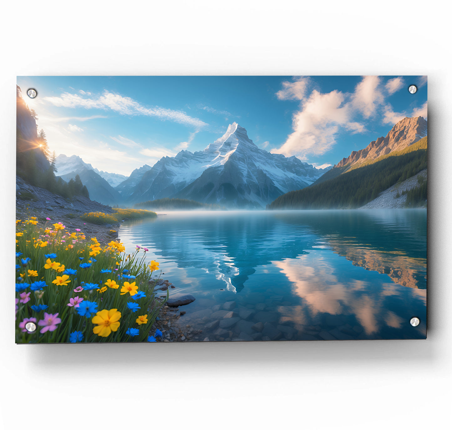 Wildflowers and Mountains