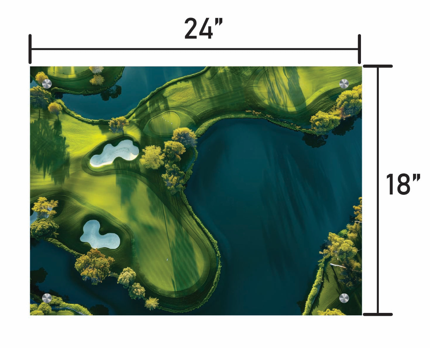 Golf Course Over Head