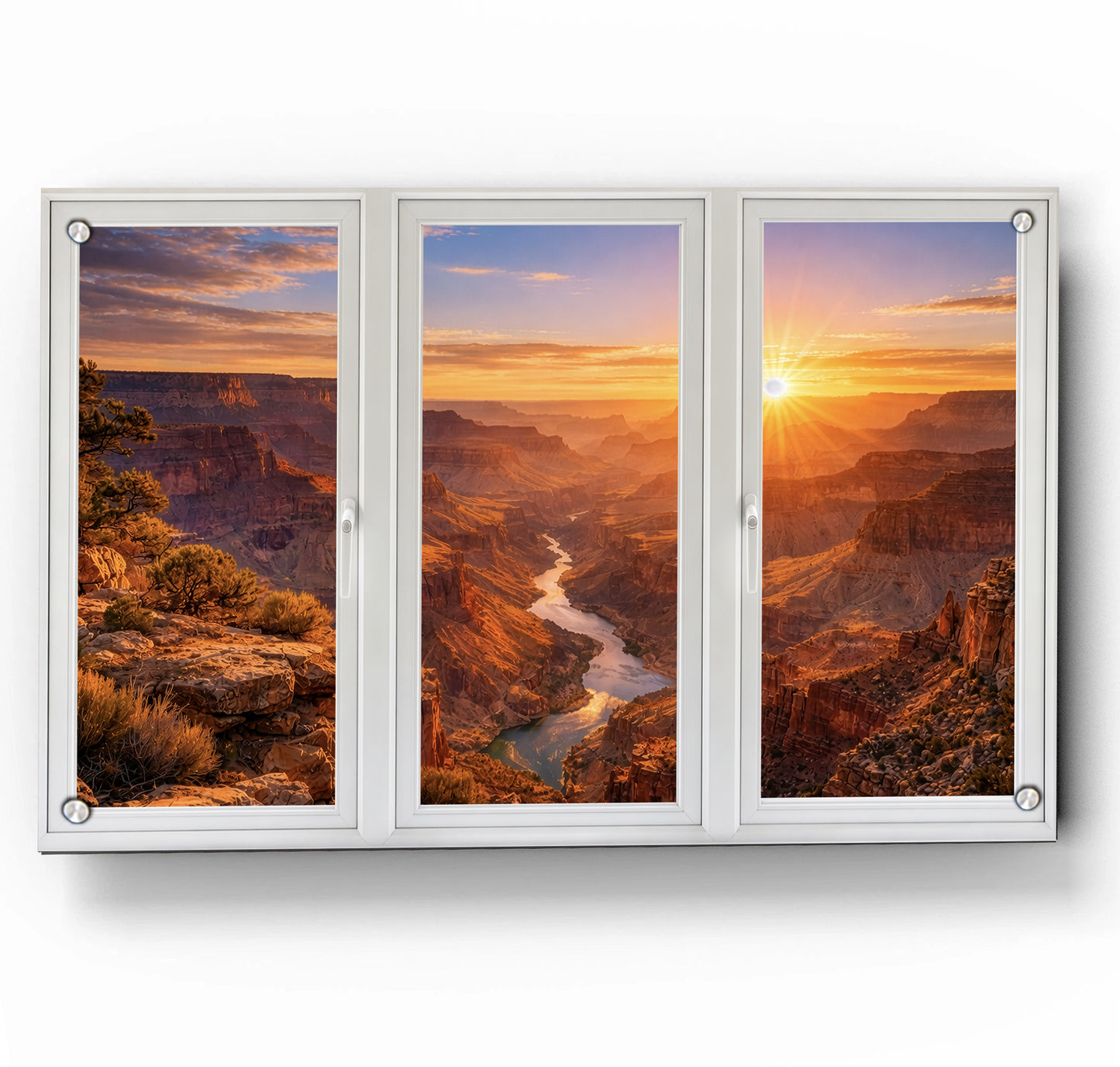 Gran Canyon Morning - Three Panel