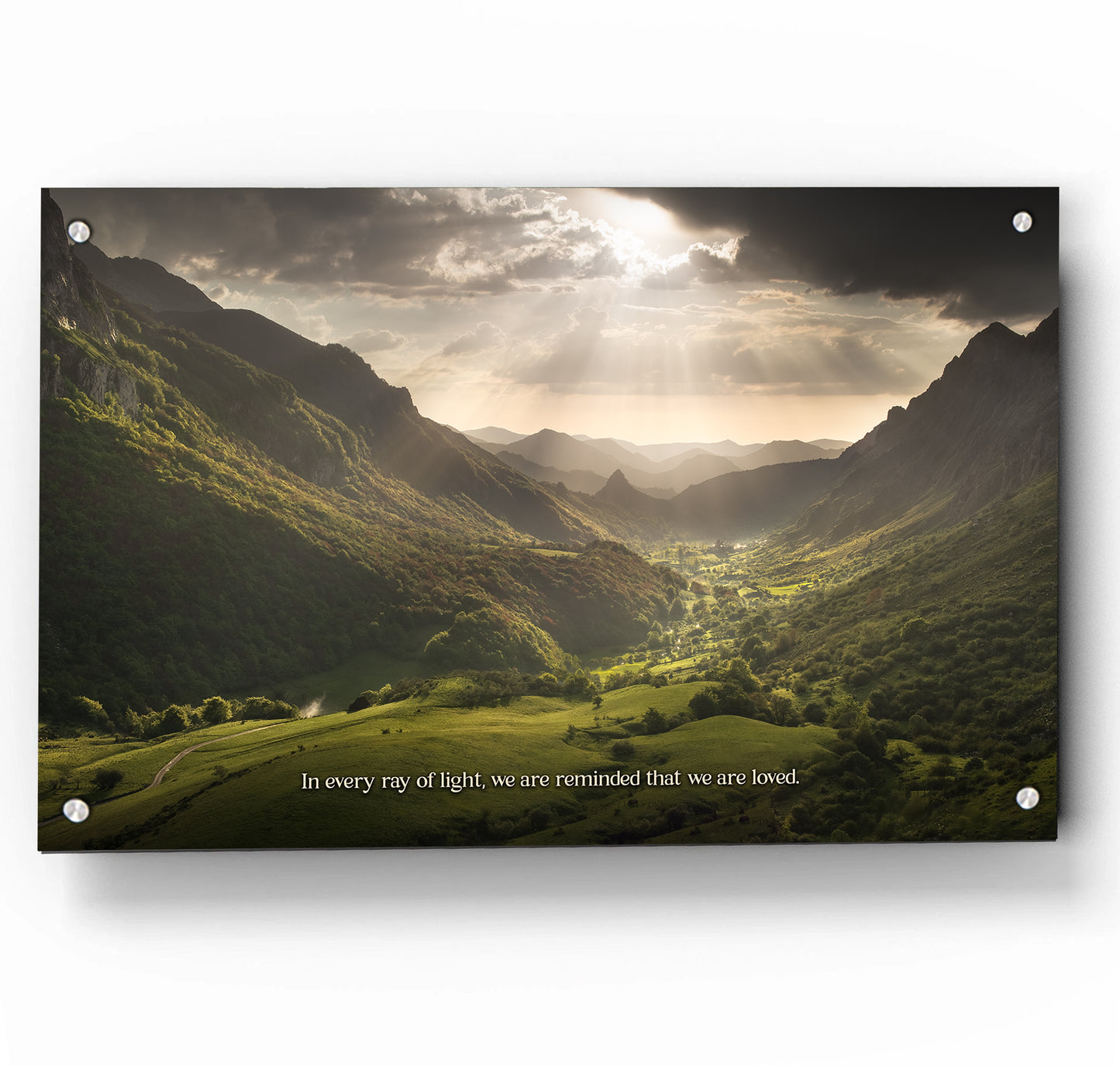 Heaven's Embrace  w/ Quote