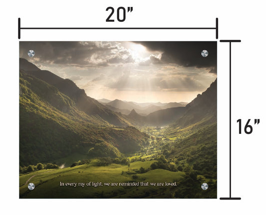 Heaven's Embrace  w/ Quote