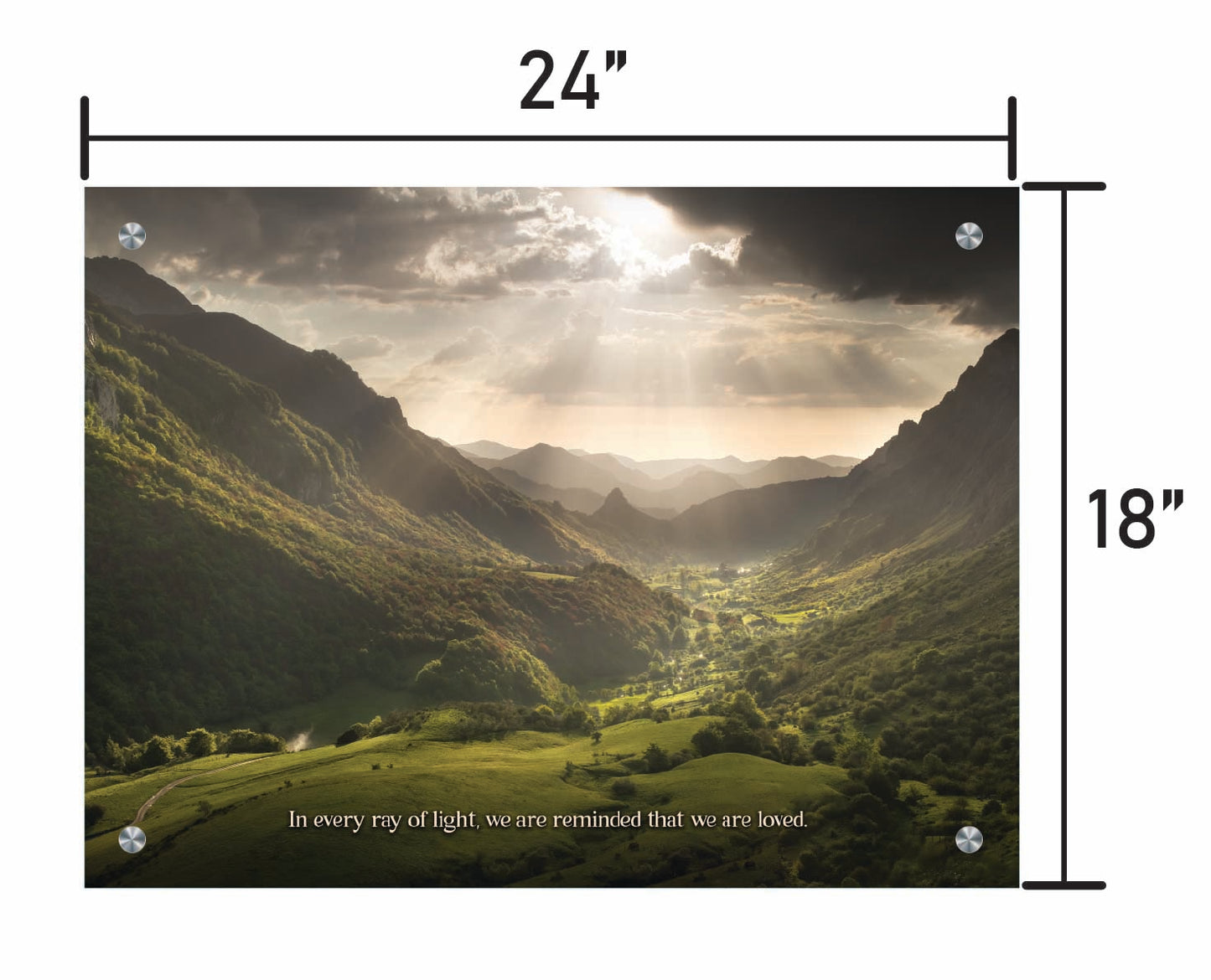 Heaven's Embrace  w/ Quote