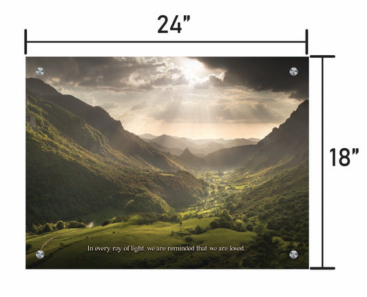 Heaven's Embrace  w/ Quote