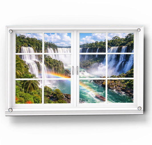 Iguazu Falls Firefly- Panel Window