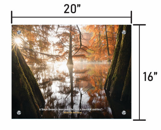 In Quiet Reflection  w/ Quote