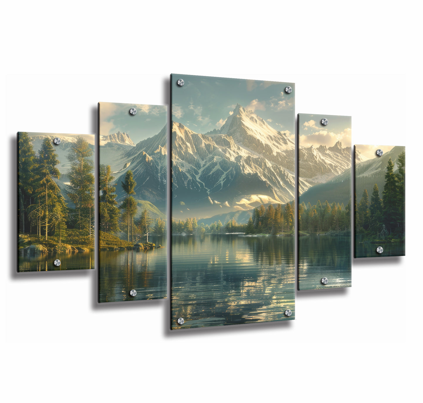 Lake forest and Mountains